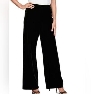 Women's Eliza J High Waist Straight Leg Pants, Size 4 - Black